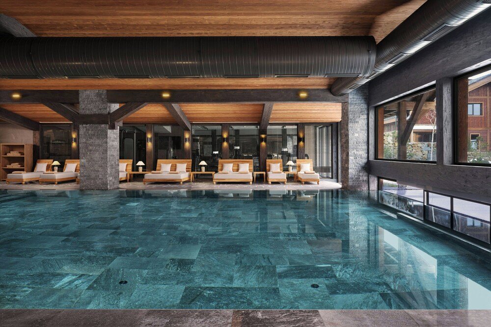 Indoor swimming pool at the hotel