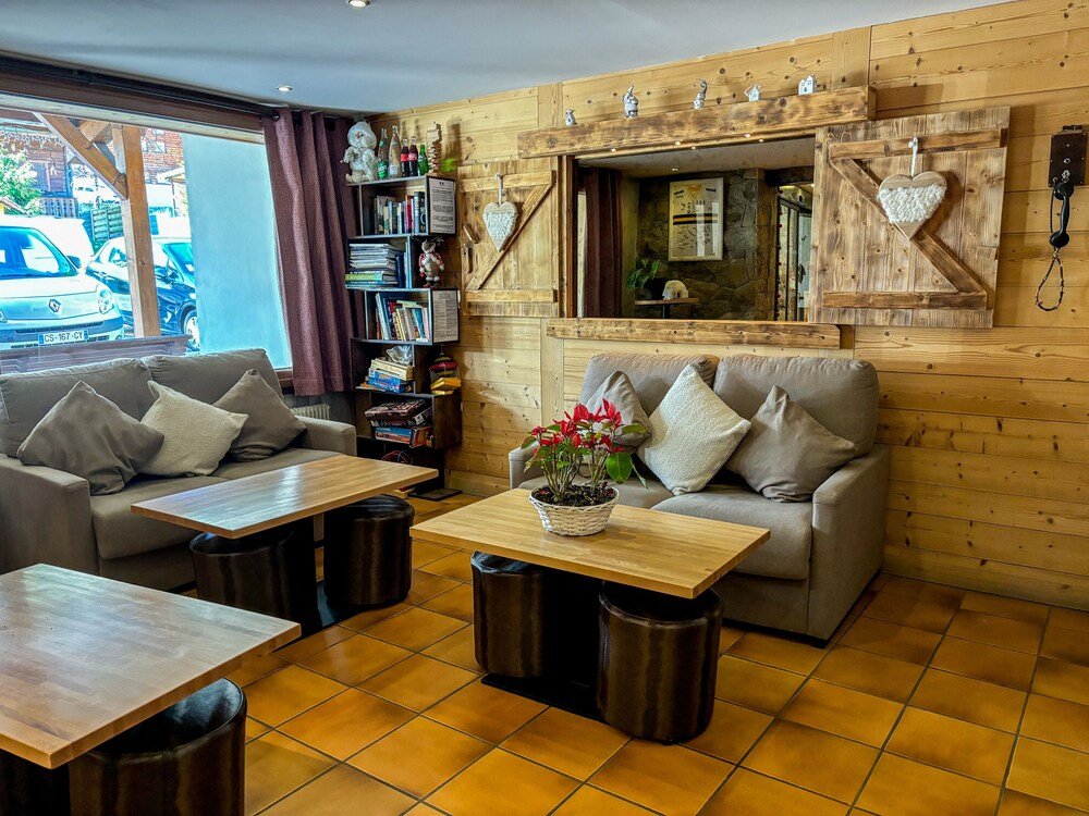 Hotel bar with seating and soft lighting