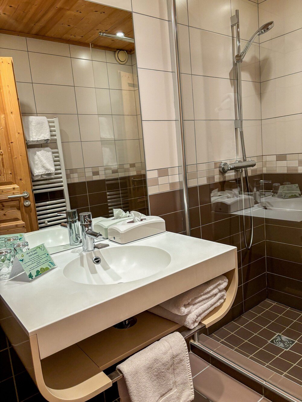 Modern bathroom with a clean finish