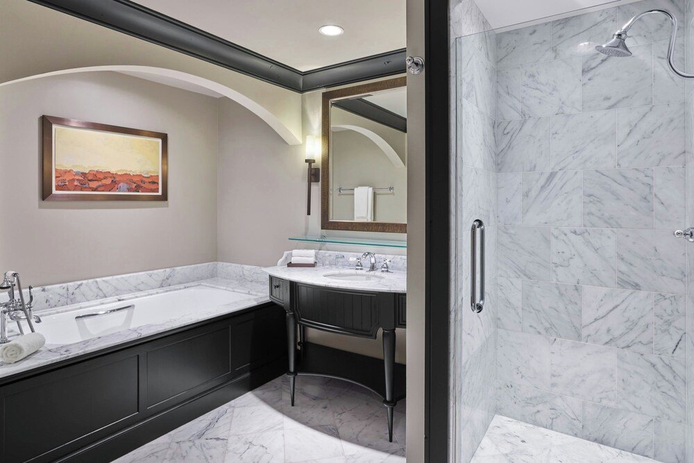 Modern bathroom with a vanity at The Ritz-Carlton Bachelor Gulch
