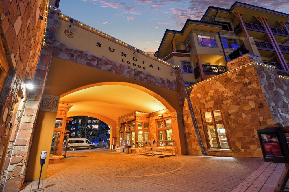 Entrance to Sundial Lodge in Canyons Village, Park City