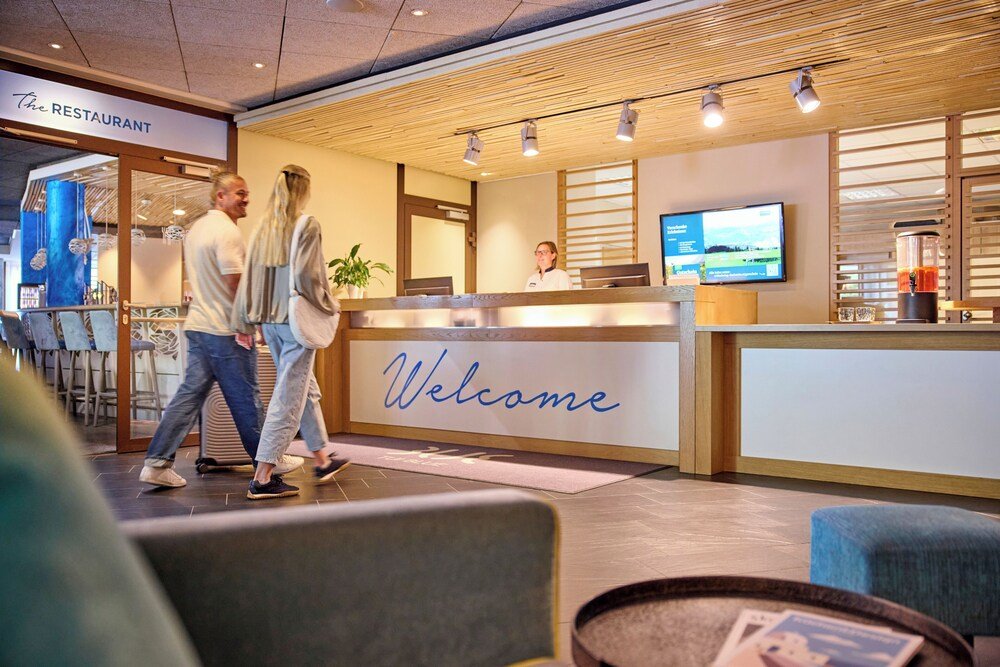Reception area of the hotel